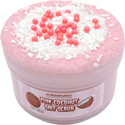 Pink Coconut Salt Scrub
