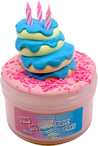 Pink! No, Blue! Cake